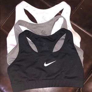 3 Nike sports bras